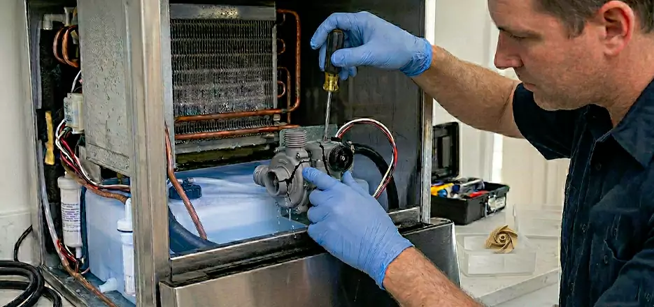 Commercial Ice Maker Water Pump Repair in Jamaica Plain
