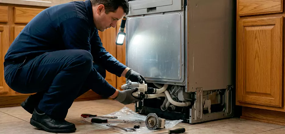 Dishwasher Drain Hose Repair in Jamaica Plain