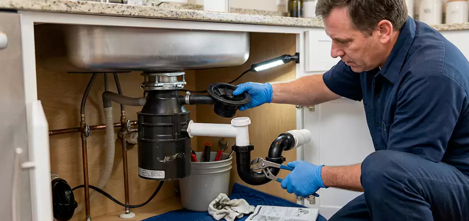 Garbage Disposal Splash Guard and Trap Installation in Jamaica Plain